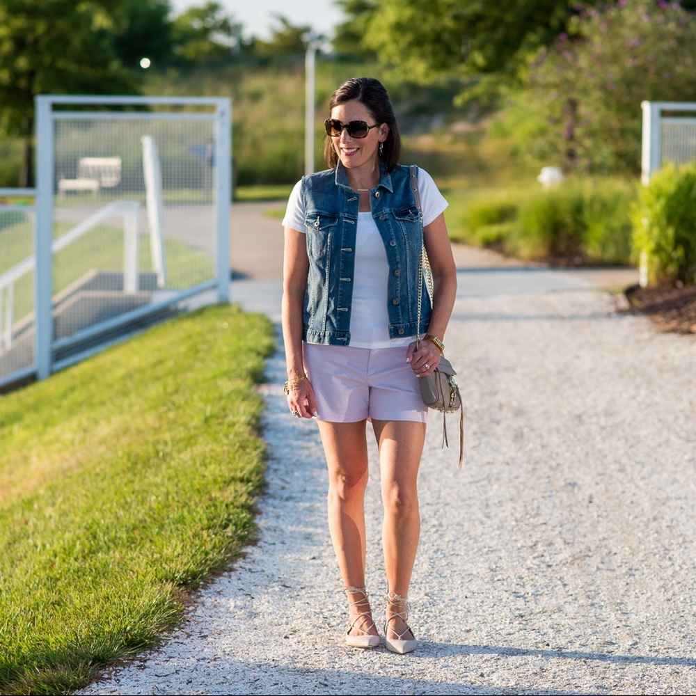 🆕 Ann Taylor Exquisite Light Lavender Eyelet Shorts 💜☀️🌸 - Picture 8 of 8